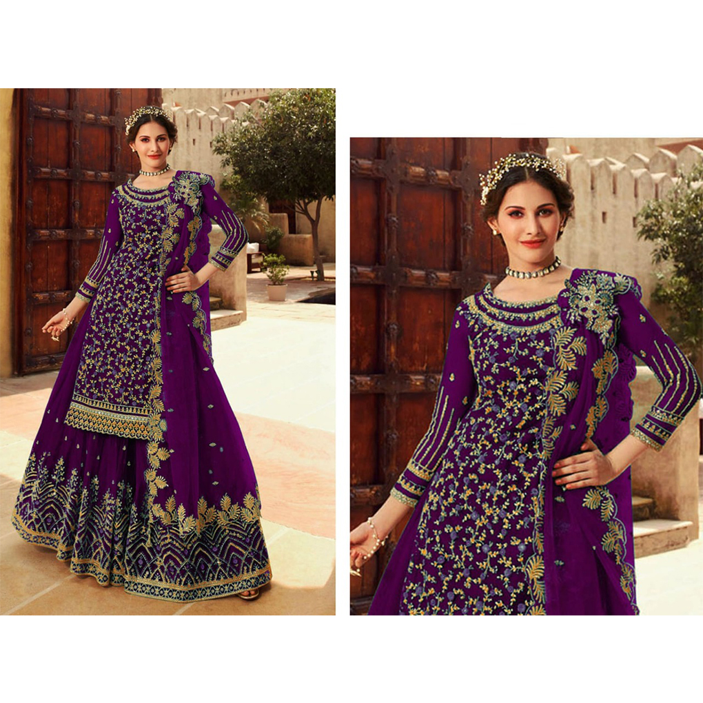 Special Designed Semi Stitched Party Dress With Inner